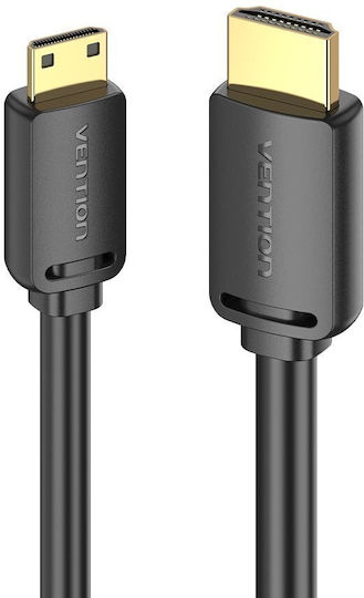 Vention HDMI 2.0 Premium High Speed 4K 60Hz HDR Cable HDMI Male - Mini HDMI Male 1.5m Black