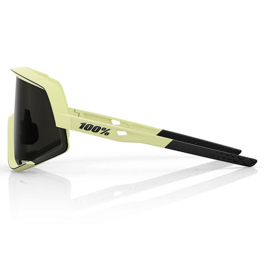 100% Cycling Glasses Glendale with Black Frame & Dark Lenses