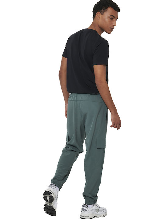 Cargo Sweatpants With Elastic Green