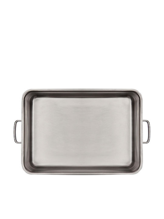 Inoxriv Tăvi De Copt Cu Capac Din Oțel Inoxidabil 25x36cm