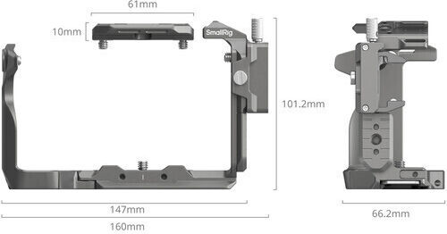 Smallrig 4770 Hawklock Quick Release Cage Sony Fx3 Fx30