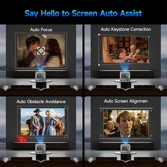 Magcubic HY350GT Mini Projector LCD Full HD Λάμπας LED με Wi-Fi και Ενσωματωμένα Ηχεία