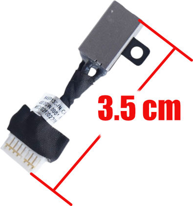 DC-Netzbuchse Laptop Dell Latitude 3301 Vostro 5390 5391 7391 Inspiron 5390 5391 450.0gw01.0001 4k41t 3,5cm 7 Pins Code 31061