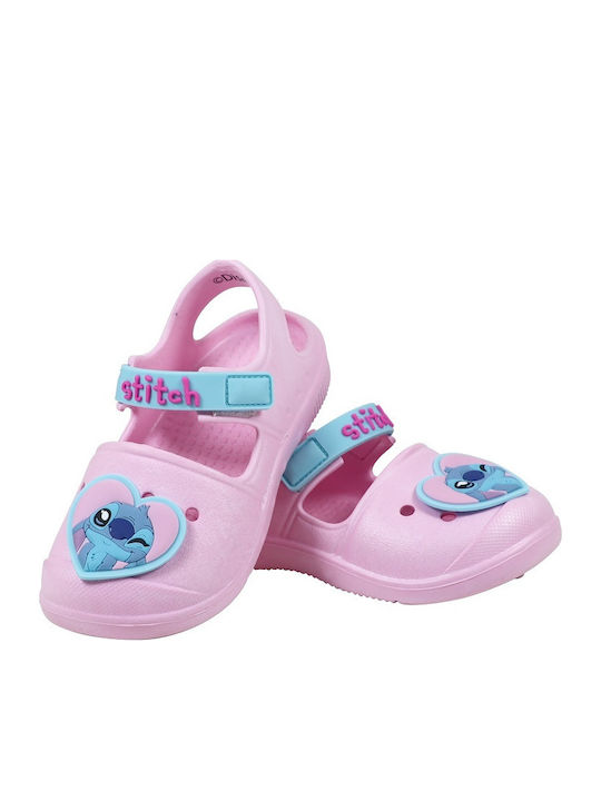 Stitch Kids Beach Shoes Pink