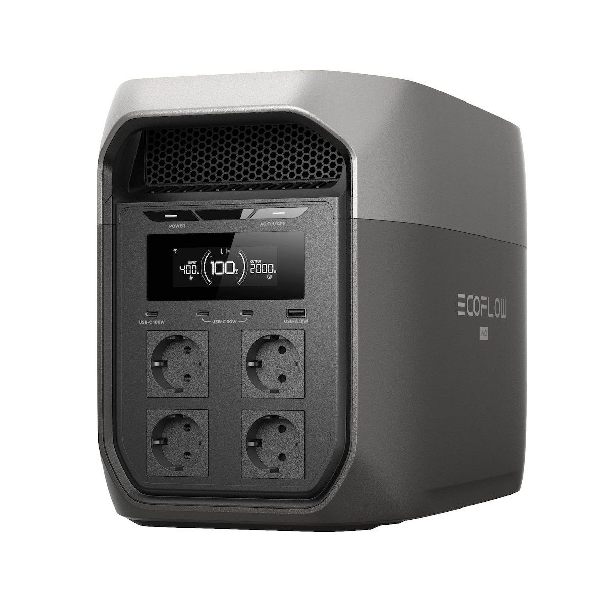 EcoFlow Delta 3 Max Power Station Χωρητικότητας 2048Wh (EFD3M-G-EU-CBOX)