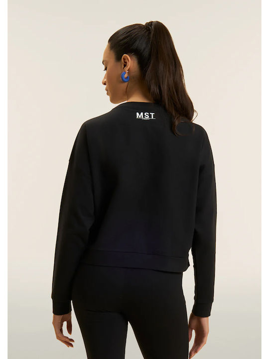 Cropped Women's Sweatshirt Black