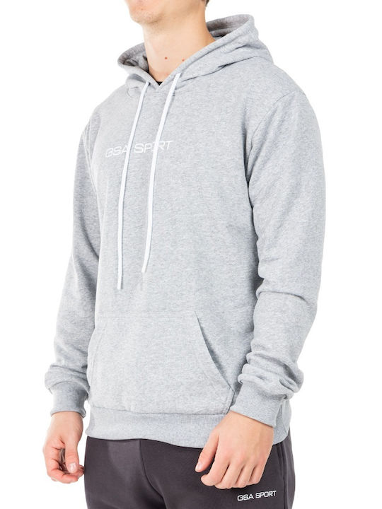 Sweatshirt With Hood Gray