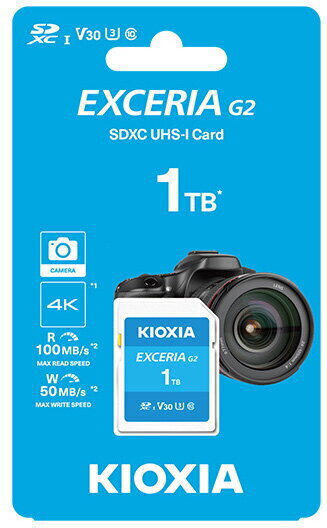 Kioxia Exceria SDXC 128GB U3 V30 UHS-I