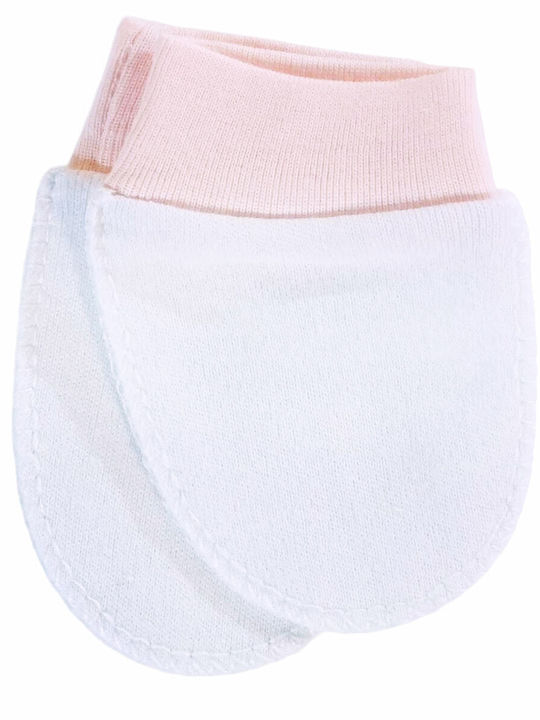 Set Kids Gloves Mittens Knitted for Newborn Pink Baby Wear Gloves