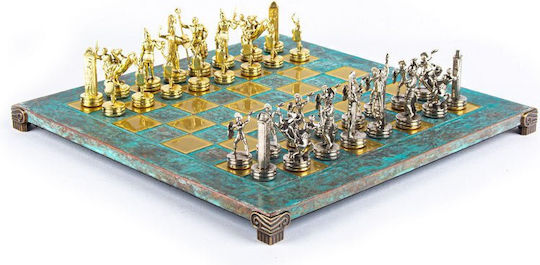 Manopoulos Marmorne Spielfiguren Für Schach Gold / Silber
