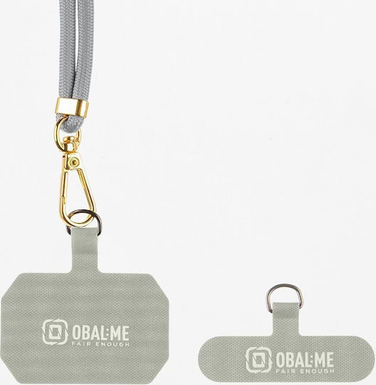 Obal:me Nackenriemen Allure Rope Handydekoration Hellgrau