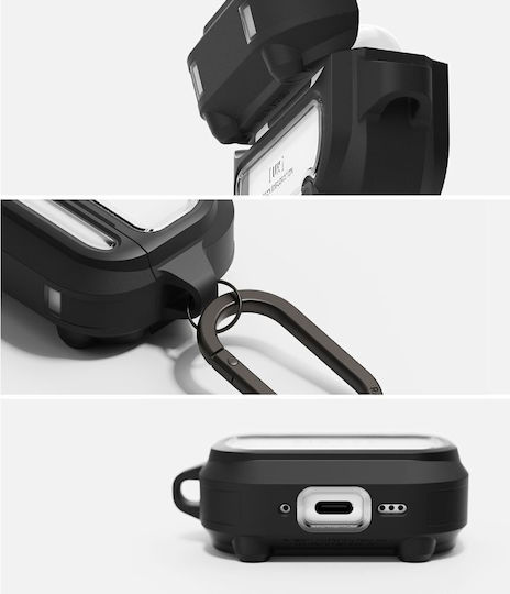 Ringke Magnetic Plastic Case in Black Colour for Apple AirPods Pro 3
