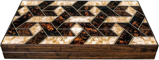Backgammon Din Lemn 49x49cm