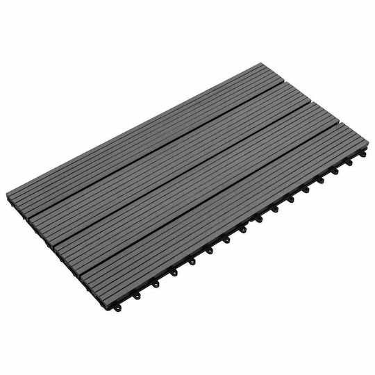 vidaXL Decking Board for Garden Flooring from WPC 60x30cm 6 Pieces