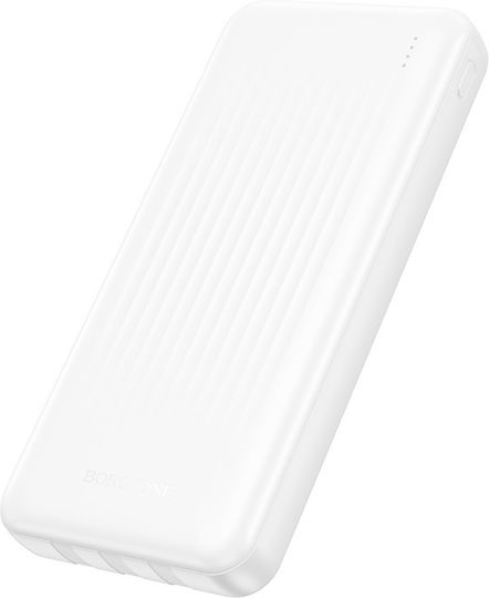 Borofone BJ79 Power Bank 10000mAh με Θύρα USB-A Λευκό