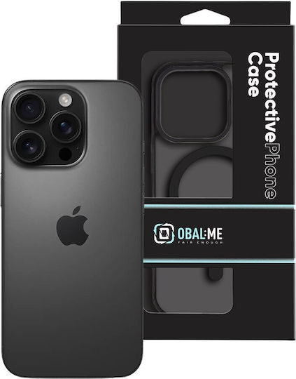 Obal:Me Задна корица Силикон Черен (iPhone 16 Pro)