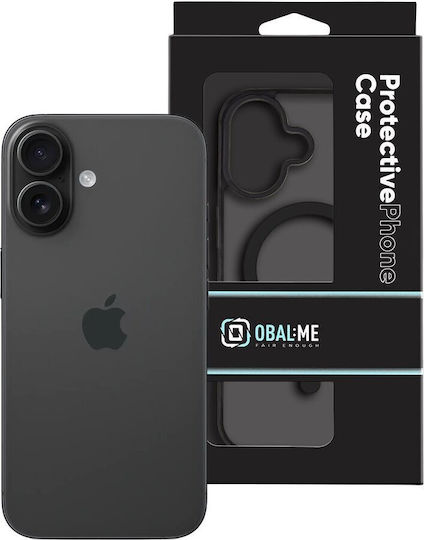 Obal:Me Back Cover Silicon Negru (iPhone 16)