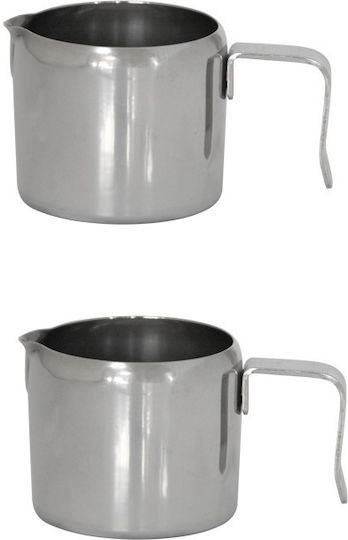 Raki Ustensilă Pentru Lapte De Servire Metalică Gri
