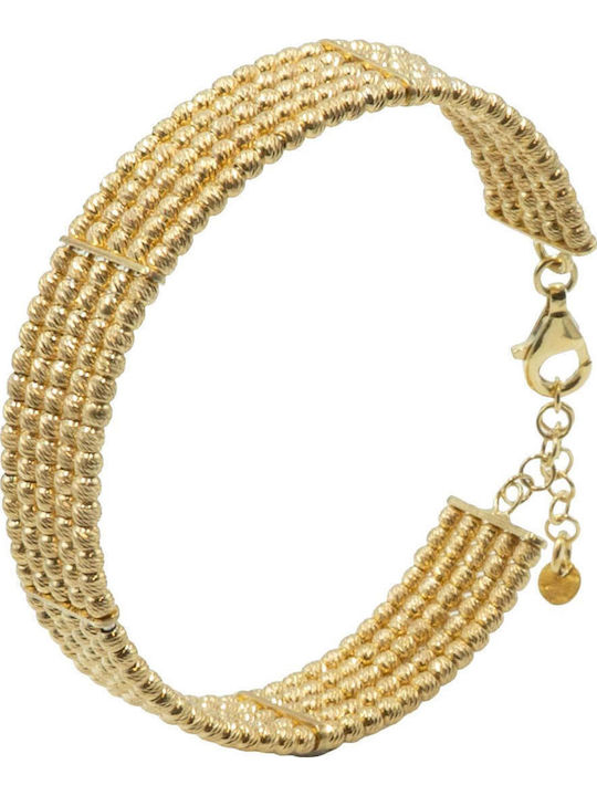 Poco Loco Women's Gold Plated Silver Bracelet