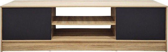 Έπιπλο Τηλεόρασης Sasa Ανθρακί Μ150xΠ35xΥ41.5cm