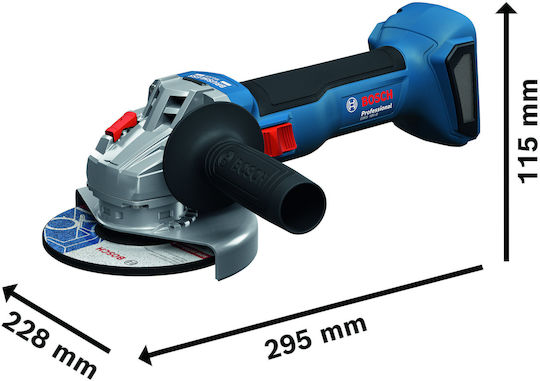 Bosch Gws 18v-8 Battery Angle Grinder Brushless