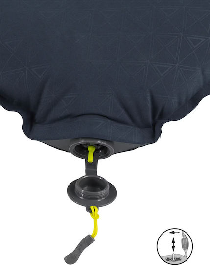 Outwell Αυτοφούσκωτο Ημίδιπλο Υπόστρωμα Camping 69x69cm Πάχους 7.5cm Μπλε