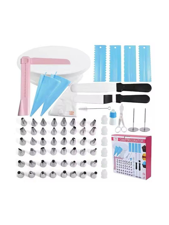 Alista Home Set Konditoreiwerkzeuge aus Kunststoff 28cm 70 Stück