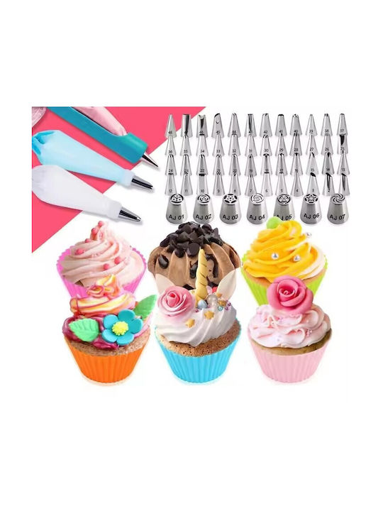 Alista Home Set Konditoreiwerkzeuge aus Kunststoff 28cm 92 Stück