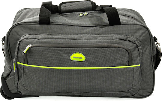 Lamonza Superlight Geantă de Voiaj Gri cu Roți Textilă M55xL30xÎ30cm
