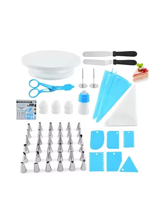 Alista Home Set Konditoreiwerkzeuge aus Kunststoff 28cm 55 Stück
