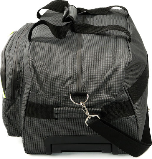 Lamonza Superlight Geantă de Voiaj Gri cu Roți Textilă M55xL30xÎ30cm
