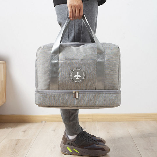 Sak Voyage Back Gray Fabric L40xW20xH30cm