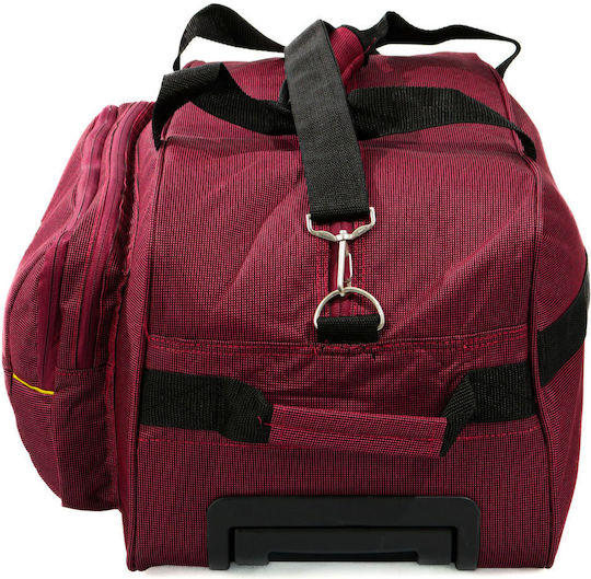 Lamonza Travel Geantă De Voiaj Verde Cu Roți Textilă M55xL30xÎ30cm