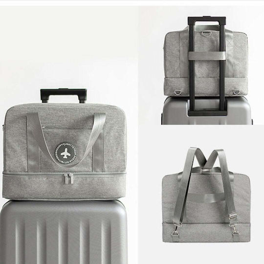 Sac De Voiaj Tip Rucsac Negru Textil M40xL20xÎ30cm