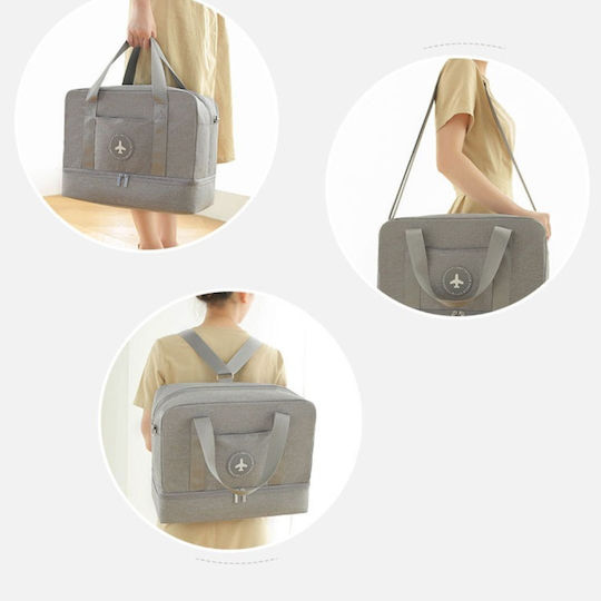 Sac De Voiaj Tip Rucsac Negru Textil M40xL20xÎ30cm
