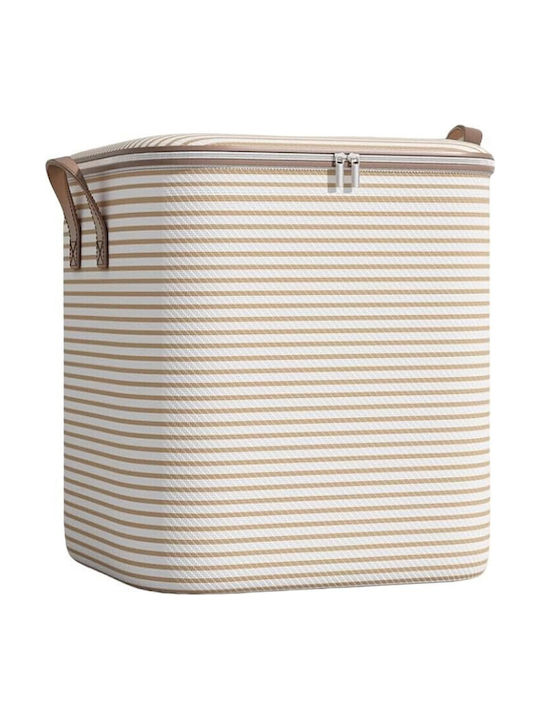 Alista Home Coș De Depozitare Din Țesătură Cu Capac Bej 56x45x56cm