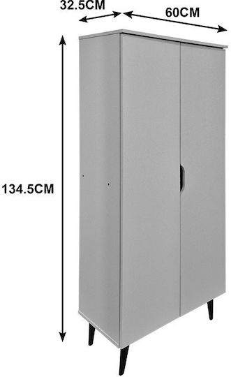 Ξύλινη Παπουτσοθήκη Oufelia 60x32.5x134.5cm
