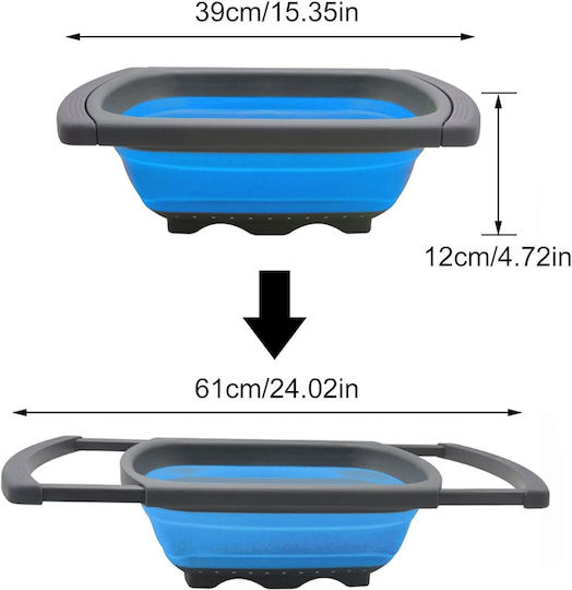 Alista Home Σουρωτήρι Λαχανικών από Σιλικόνη 39x12cm