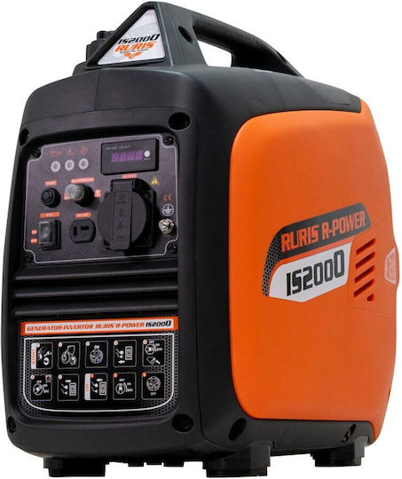 Ruris R-power IS2000 Generator Inversor Pe Benzină Patru Timpi Cu Putere Maximă 2kVA