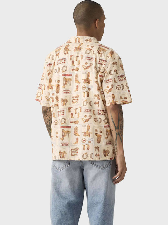 Sunset Camp Short Sleeve Shirt Beige