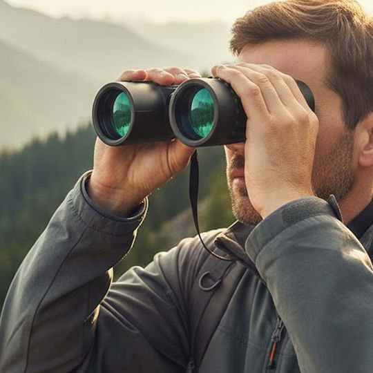 Avizar Hd Binoculars 10x42 Magnification Waterproof Anti-fog Black