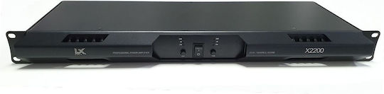 LX-Audio Τελικός Ενισχυτής PA 2 Καναλιών 1100W/4Ω 625W/8Ω 625W/100V με Σύστημα Ψύξης 50900-300