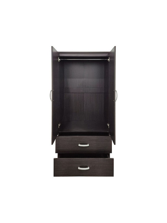 Alvia Dulap Cu Uși Duble Wenge 80x51.5x180cm