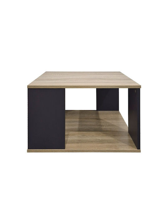 Zelegan Beistelltisch Holz Sonoma-Anthrazit M60xL60xH39cm