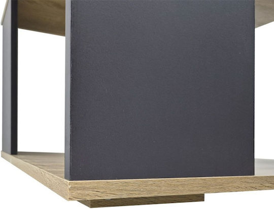 Square Side Coffee Table Zelegan Wooden Sonoma-Anthracite W60xL60xH39cm