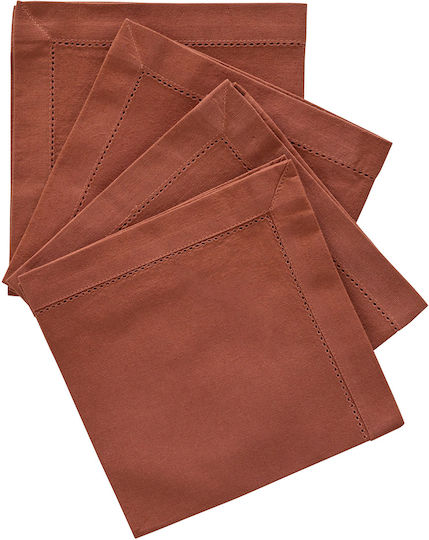 Kitchen Towel 100% Cotton Orange Colour 40x40cm 4 Pieces Kitchen Towel 100% Cotton Orange Colour 40x40cm 4 Pieces