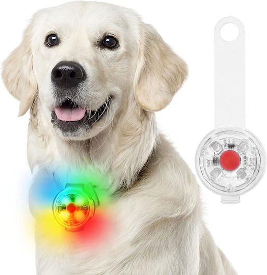 Led Anhänger Halsband 3 Lichtmodi Wasserdicht Kunststoff Weiß