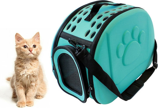 Geantă Pentru Transport Câine / Pisică Până La 0,7kg Turcoaz L43xL32xÎ30cm