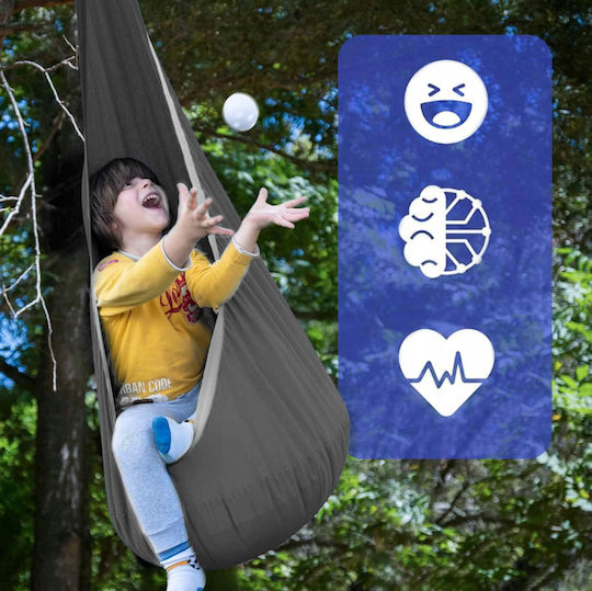 Leagăn Suspendat Metalic 70x150cm Gri