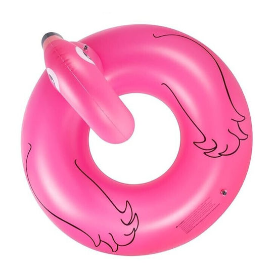 Inel De Înot Gonflabil Zola Flamingo Model Diametru 75 Cm Pvc 90 X 75 Cm Roz